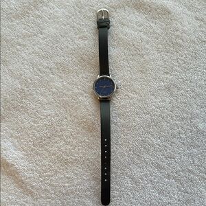 Stylish Black and Blue Watch